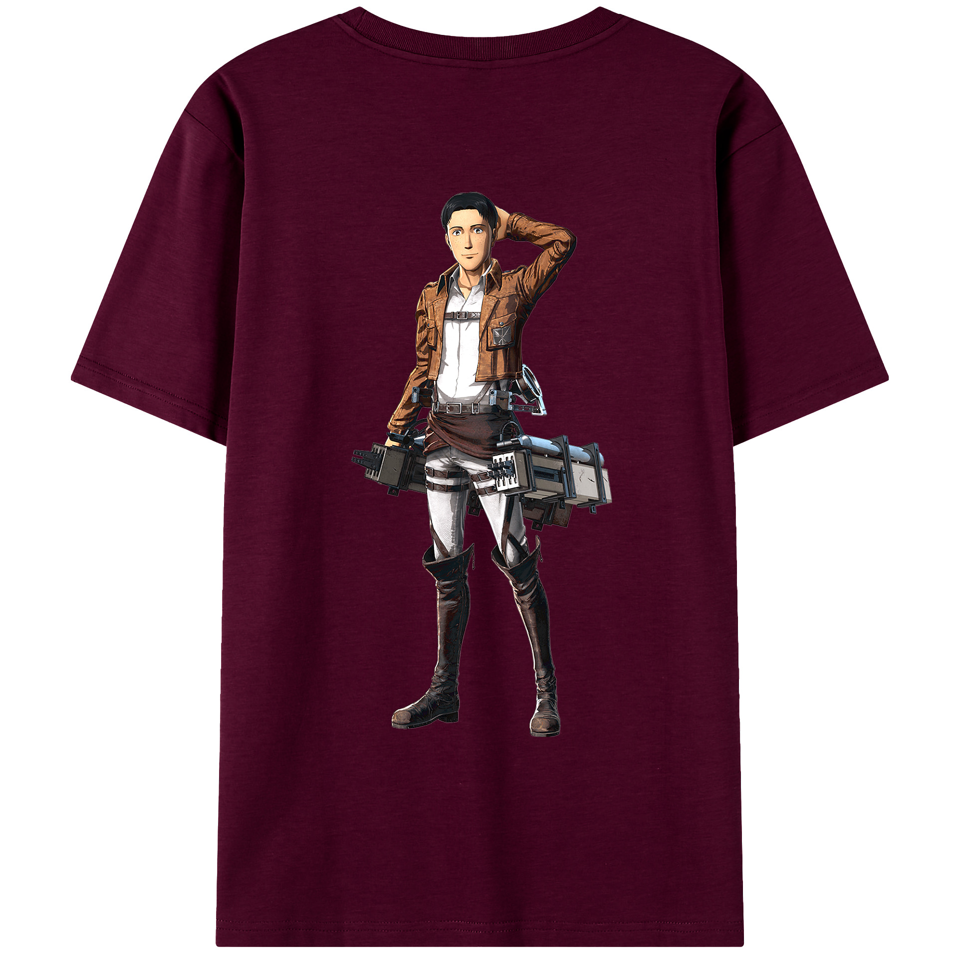 （画像用） 進撃の巨人 Attack on Titan レディース半袖Tシャツ(バックプリント)